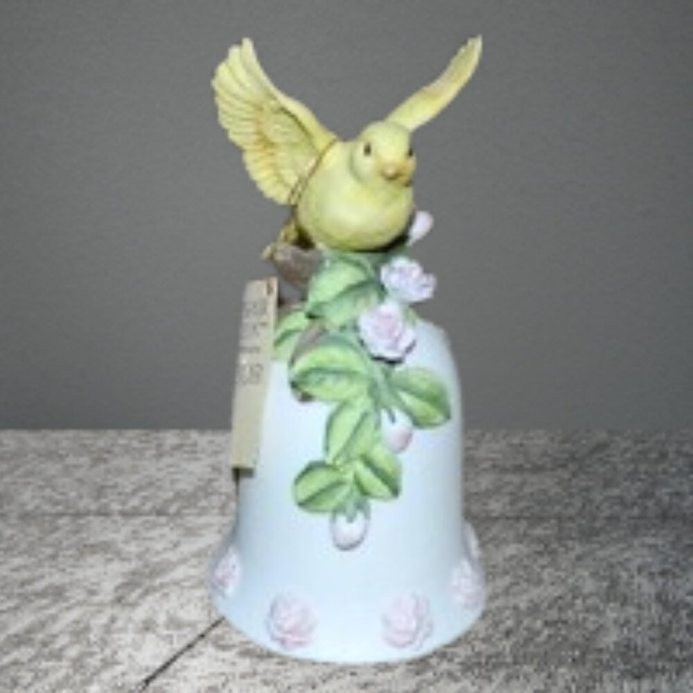 Vintage Yellow Bird Bell Seymour Mann Connoisseur Collection